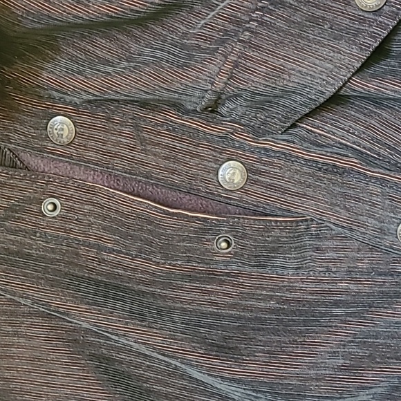 Mens small KAVU brown jacket snap up - Picture 4 of 8